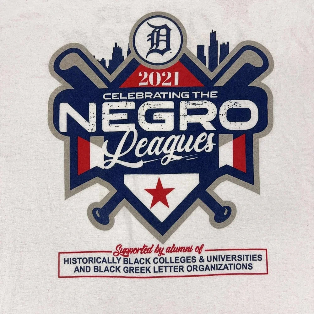 Gildan Negro Leagues T-Shirt Baseball‎ HBCU Alumni Tee White large